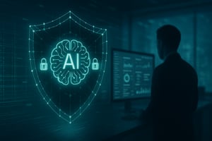 A user monitoring the activity of a corporate controlled AI tool